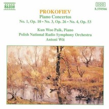 Kun Woo Paik : Prokofiev: Piano Concertos Nos. 1, 3 and 4 CD (1993) Pre-Owned - £11.98 GBP