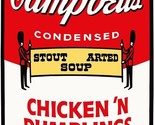 Campbell&#39;s Chicken &#39;Dumplings Laser Cut Metal Advertising Sign - $69.25