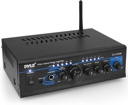 Pyle Home Home Audio Power Amplifier System With Bluetooth - 2X120W Mini... - £51.11 GBP