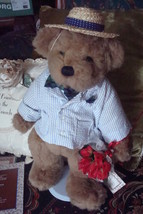 Ashton Drake Gallery Teddy Bears SAM by Brenda Dewey, NEW IN BOX - £30.85 GBP