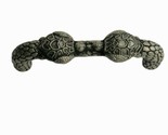 Vicenza Designs K1059 Pollino Turtle Pull 3-Inch Polished Silver - $16.82