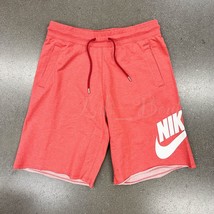 NWT Nike AT5267-605 Men Sportswear Shorts Cotton Loose Fit Lobster White... - $39.95