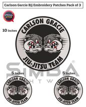 Carlson Gracie Embroidery Patches BJJ Gi Patches BJJ Embroidery Patch Pa... - £24.37 GBP