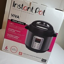 Instant Pot 6 Quart Multi Use Pressure Cooker Viva 9 In 1 Lightly Used Black - £40.57 GBP