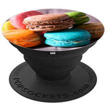 Colorful Festive Holiday French Macarons Picture - PopSockets Grip and Stand - £11.99 GBP