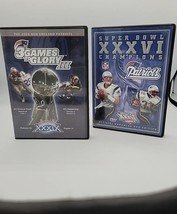 New England Patriots Super Bowl 2 Dvd Lot Nfl 3 Games To Glory Sb Xxxix + Xxxvi - £10.44 GBP
