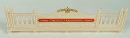 Calico Critters Delicious Restaurant Part - Railing with Sign - £7.66 GBP