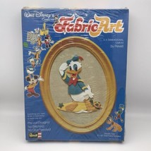 Vintage Walt Disney Donald Duck Fabric Art 3D Craft Kit SEALED Old Stock... - £46.98 GBP