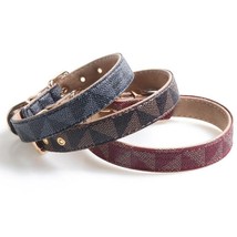 Exquisite Fashion Pu Leather Dog Collar - Stylish And Durable Pet Accessory - £11.07 GBP+