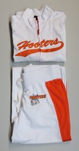 New Authentic Hooters ▪ White/Orange ▪ Xs ▪ X-Small Jumpsuit Track Warm Up Suit - £58.96 GBP