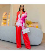 Sexy Autumn Winter FashionFlower Long Sleeve Blazers And Pants Suit - €93,43 EUR