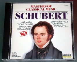 Masters Of Classical Music, VOL.9 Franz Schubert - £8.97 GBP