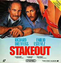 STAKEOUT (1987)  Laser Disc--SEALED!...2-Disc...Richard Dreyfuss, Emilio... - £12.99 GBP
