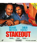STAKEOUT (1987)  Laser Disc--SEALED!...2-Disc...Richard Dreyfuss, Emilio... - £12.92 GBP