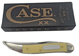 Case Yellow Fishing Pocket Knife Two Blade 4-1/4 Inch  320094FSS - $75.99