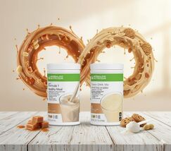Herbalife Peanut Cookie Protein Drink Mix + Dulce De Leche F1 Set – Prem... - $164.65 CAD