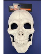 Halloween Skeleton Mask Skull Hinged Jaw Costume Party Scary Cosplay Whi... - £14.63 GBP