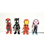 Marvel Spidey &amp; His Amazing Friends 3.5&quot; Iron Man Black Panther Ghost Sp... - $353.96 MXN