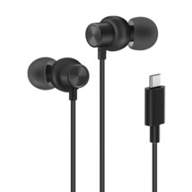Usb Type C Headphones In Ear Earphones Earbuds With Mic And Volume Contr... - £21.88 GBP