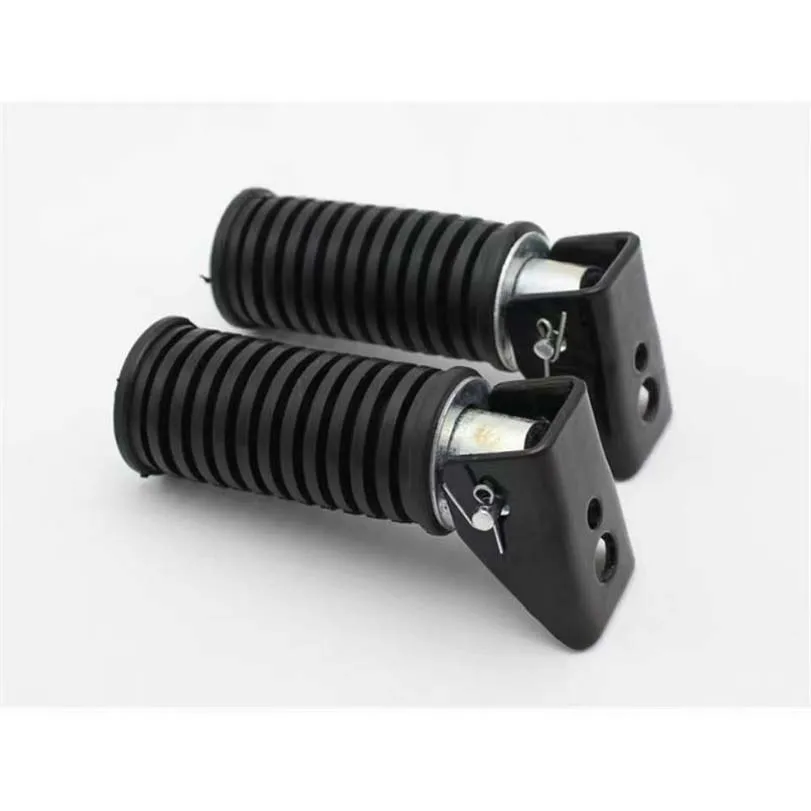 2Pcs Motorcycle Front Rear Footrests for Suzuki GS125 GN125 - £15.90 GBP