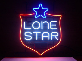 Lone Star Texas Art Glass Neon Sign 16&quot;x15&quot; - £109.30 GBP