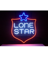 Lone Star Texas Art Glass Neon Sign 16"x15" - £110.97 GBP