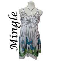 Mingle Babydoll Pullover Dress, SIze M, Sleeveless, Scoop Neckline - £15.82 GBP