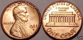 1982-D Unc Large Date Variety Lincoln Cent - £2.61 GBP