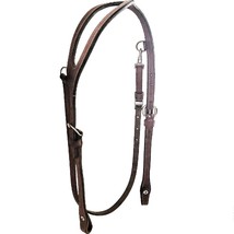 Champion Turf Medium Oil Leather Shaped Ear Western Ranch Horse Style He... - $119.99