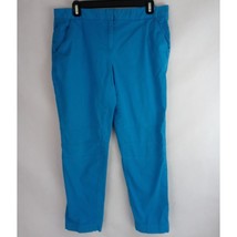 Derek Lam For Design Nation Women&#39;s Atlantic Blue Pants Size 12 Inseam 25&quot; - $16.82