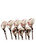 SENIOR GRAPHITE HYBRIDS 3-9 FREE PW RESCUE ALL HYBRID CLUBS SET JUMBO GO... - $489.95