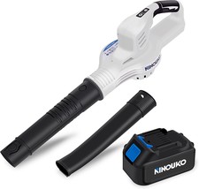 Ninouko Leaf Blower, 150Mph Leaf Blower Cordless With 4000Ma Battery &amp; C... - £51.15 GBP
