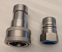 PARKER Stainless Steel QUICK CONNECT Set 1&quot; NPT # SH8-62 &amp; SH8-63 - €599,41 EUR