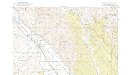 Jamieson Quadrangle Oregon 1950 Topo Map Vintage USGS 15 Minute Topographic - $16.89