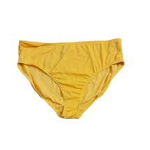 Xhilaration NWOT High Waist Ribbed Swimsuit Bikini Bottoms ~ Yellow ~ Sz 24W/26W - $11.69
