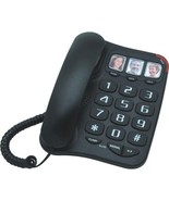 Future Call Amplified 3 Picture Phone with 2-Way Speakerphone (Black) - £35.62 GBP