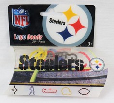 VINTAGE SEALED Forever Co Pittsburgh Steelers Logo Bandz Wristbands Pack... - $9.89