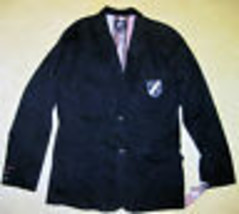Nwt Ai American Icon Sports Coat Blazer Navy Blue Stripes Red White Blue Lining - £59.09 GBP