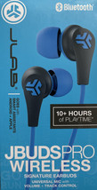 JLab Audio JBuds Pro Wireless Signature Earbuds Bluetooth Blue &amp; Gray Se... - $18.58