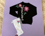 Appliqué Kit Shirt Christmas Glitzy Iron-On Holiday Noel NIP What&#39;s New ... - £11.95 GBP