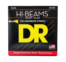 DR Strings HI-BEAM Bass Strings: 5-String Medium 45-125 Short Scale [SMR5-45] - $33.99