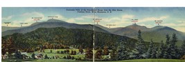 Panorama - Presidential Range from Glen House ,Pinkham Notch,White Mt. postcard - £1.73 GBP