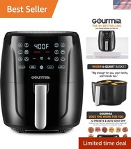 Effortless Cooking with 6 Quart Multifunction Air Fryer - 12 One-Touch S... - $89.99