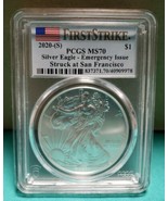 2020-(S) American Silver Eagle Emergency Issue PCGS MS-70 F/S - $198.00