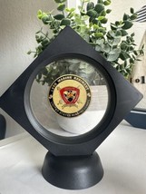 Us Marine Corps - 12th Marine Regiment Challenge Coin With 3D Display Case - £15.60 GBP