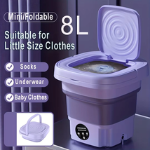 8L portable  Foldable  mini Washing household Machine - £68.52 GBP