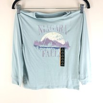 Art Class Girls T Shirt Long Sleeve Niagara Falls Light Blue S 6/6X - £3.92 GBP