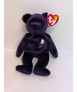1997 Ty Beanie Babies &quot;Princess&quot; Diana Purple Bear  - $16.24 CAD