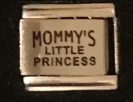 Mommy’s Little Princess Laser Italian Charm Link 9MM K47 - £9.53 GBP