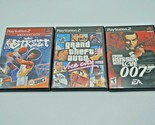 Sony Playstation 2  PS2 Games Lot of 3 GTA Vice City Russia With Love NB... - $24.18